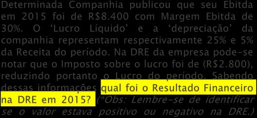 $7.000 Depreciação +1.400 Imposto S/ Lucro +2.800 Res. Financeiro 8.400 $7.000 Depreciação +1.400 Imposto S/ Lucro +2.800 Res. Financeiro -2.800 8.400 109 110 $7.000 Depreciação +1.400 Imposto S/ Lucro +2.800 Res. Financeiro -2.800 8.400 RECEITA LÍQUIDA 28.