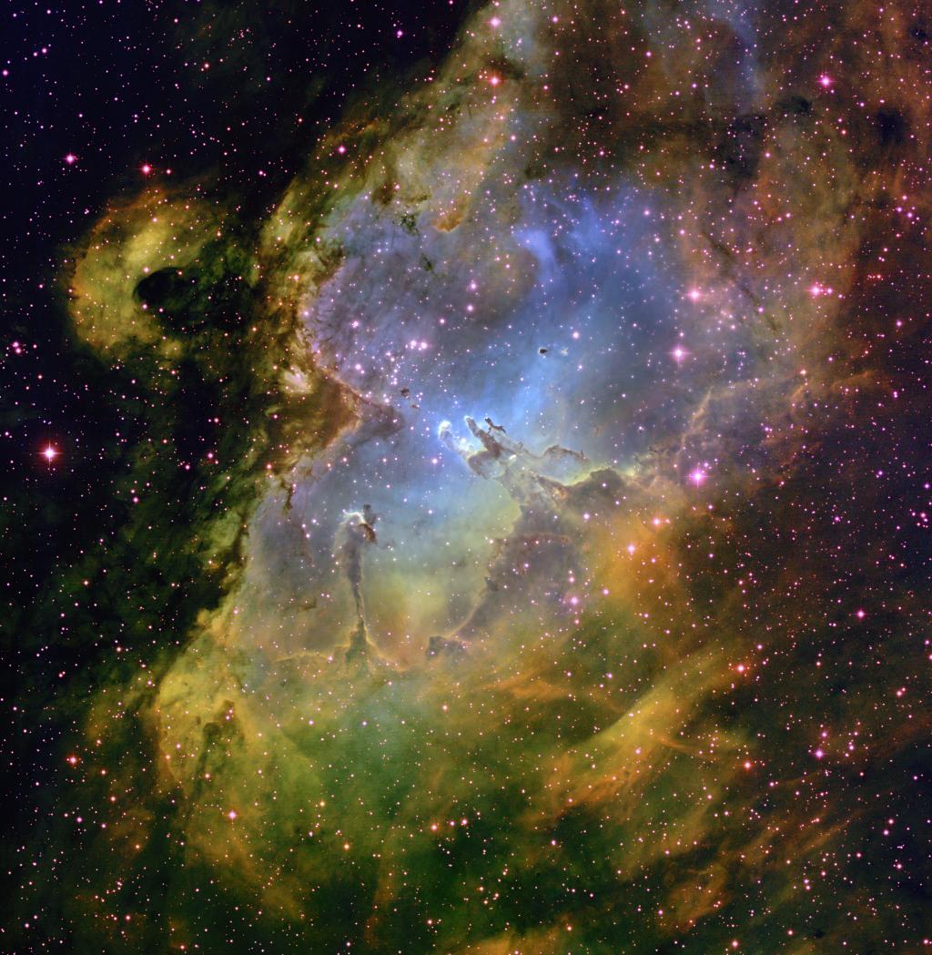 Nébula de Águia (6500 al) - zona de