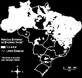 A partir da análise do mapa e do texto: a) identifique as macrorregiões que concentram municípios com