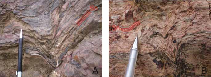 Além disso, essa zona de cisalhamento transcorrente, pode ter influenciado diretamente a colocação de veios de quartzo mineralizados na cava do Canto 2, que se apresentam com espessuras variadas,