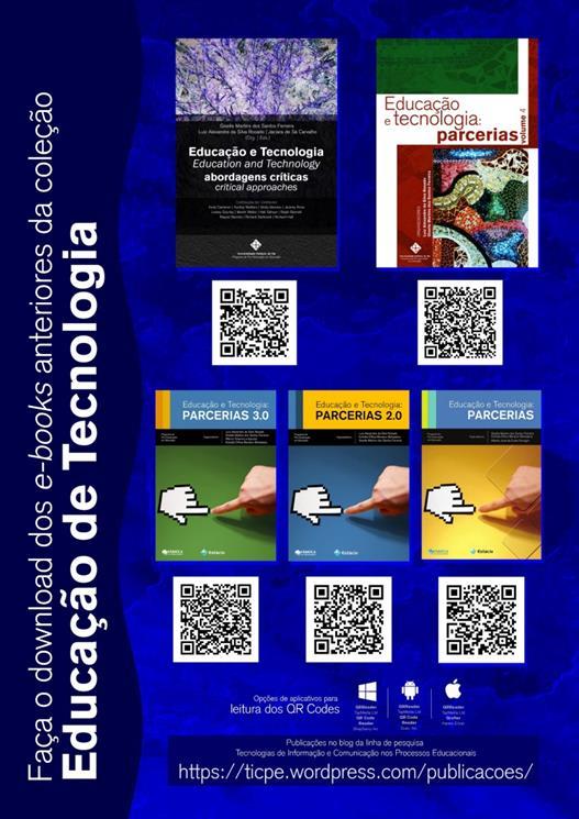 Série de e-books Educação e Tecnologia Cinco coletâneas livre e