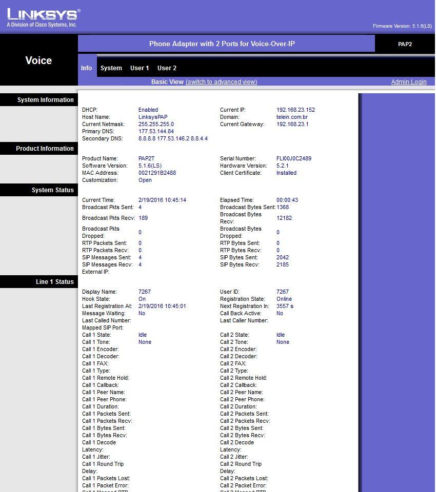 Passo 1 Ao plugar o telefone, discar 4 vezes asterisco " **** ", será ouvido as opções de menu em inglês do equipamento.