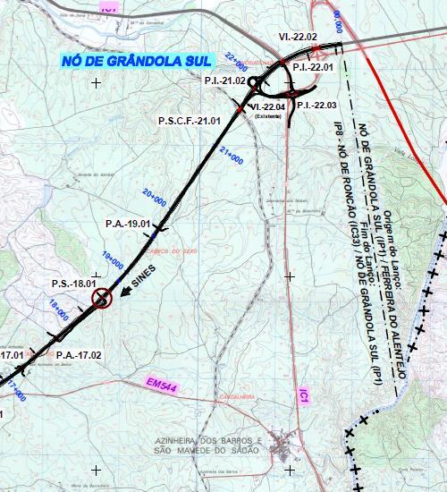 1. Introdução O presente trabalho refere-se ao desenvolvimento de um Projecto de Execução de uma Passagem Superior (P.S.-18.