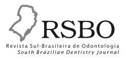 Sul-Brasileira de Odontologia, vol. 7, núm. 3, julio-septiembre, 2010, pp. 261-267 Universidade da Região de Joinville Joinville, Brasil Disponible en: http://redalyc.uaemex.mx/src/inicio/artpdfred.