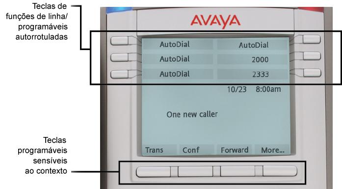 Sobre o Avaya 1140E IP Deskphone Sobre o Avaya 1140E IP Deskphone O Avaya 1140E IP Deskphone leva voz e dados para o ambiente de trabalho, conectando-se diretamente a uma LAN (rede local) por uma