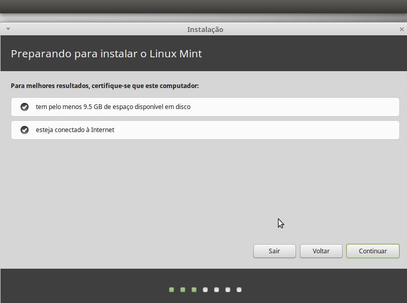 Pagina: 4 Figura 3: Preparando para instalar O próximo passo é selecionar a opção