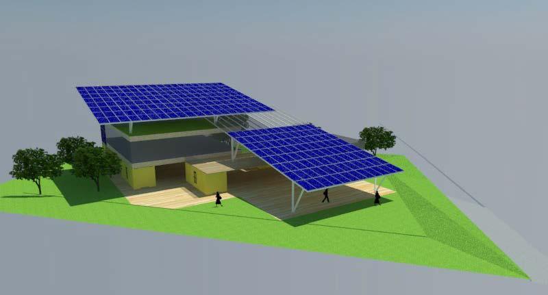 Plano de expansão do laboratório Fotovoltaica/UFSC Área ocupada