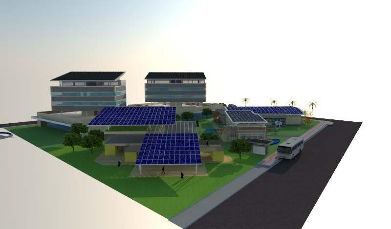 Vista Norte Plano de expansão do laboratório Fotovoltaica/UFSC Área