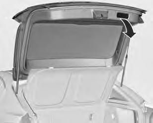 52 Chaves, portas e vidros Fechamento Modelo Hatch Alavanca de destravamento de emergência do porta-malas (caso disponível) Utilizar o puxador interno.