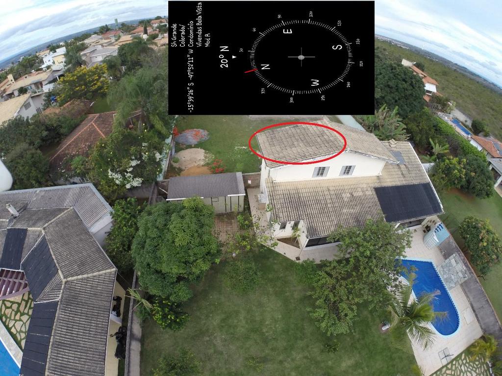 32 Outra determinação do projeto é o posicionamento do painel fotovoltaico no telhado da casa, orientação geográfica e inclinação referente à horizontal.