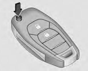 10 Chaves, portas e janelas Se o veículo for equipado com uma ignição com chave, a chave de ignição, os chaveiros e o transmissor de RKE, se equipado, devem trabalhar juntos.