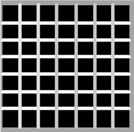 7. A cor das manchas ilusórias é definida pela cor das linhas que aparecem em primeiro plano. nov-14 17 8.