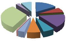 Agricultura Encargos e Desenvolvimento da Dívida 2,8% Rural 10125,0 6,2 Governação, Segurança e Sistema Judicial 11514,0 7,1 Acção Social 5972,0 3,7 Trabalho e Emprego 573,0 0,4 Restantes Sectores