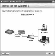 Após a análise da rede, clique no botão Seguinte para continuar o programa. IW2 Installation Wizard 2 3.