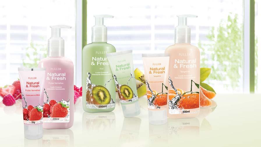 Frescor e bem-estar todos os dias.. OFERTA ESPECIAL Uso diário 3. 1. Loção Hidratante Corporal Natural & Fresh 00ml 1.