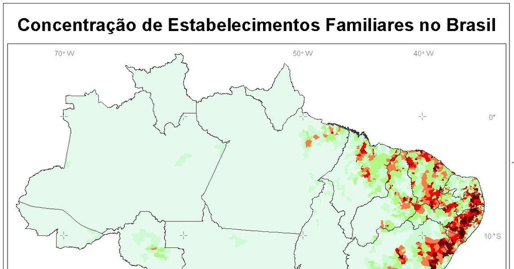 Capítulo 7 Saneamento Básico em áreas de concentração da Agricultura Familiar no Brasil Figura 7.