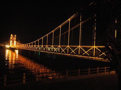 Ponte Pênsil de São Vicente Ponte Pênsil. Ponte Estaiada.