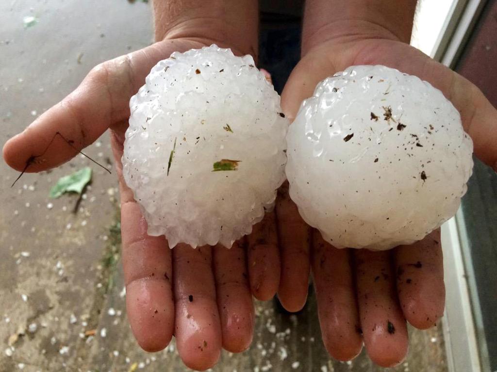 O granizo é a forma de precipitação