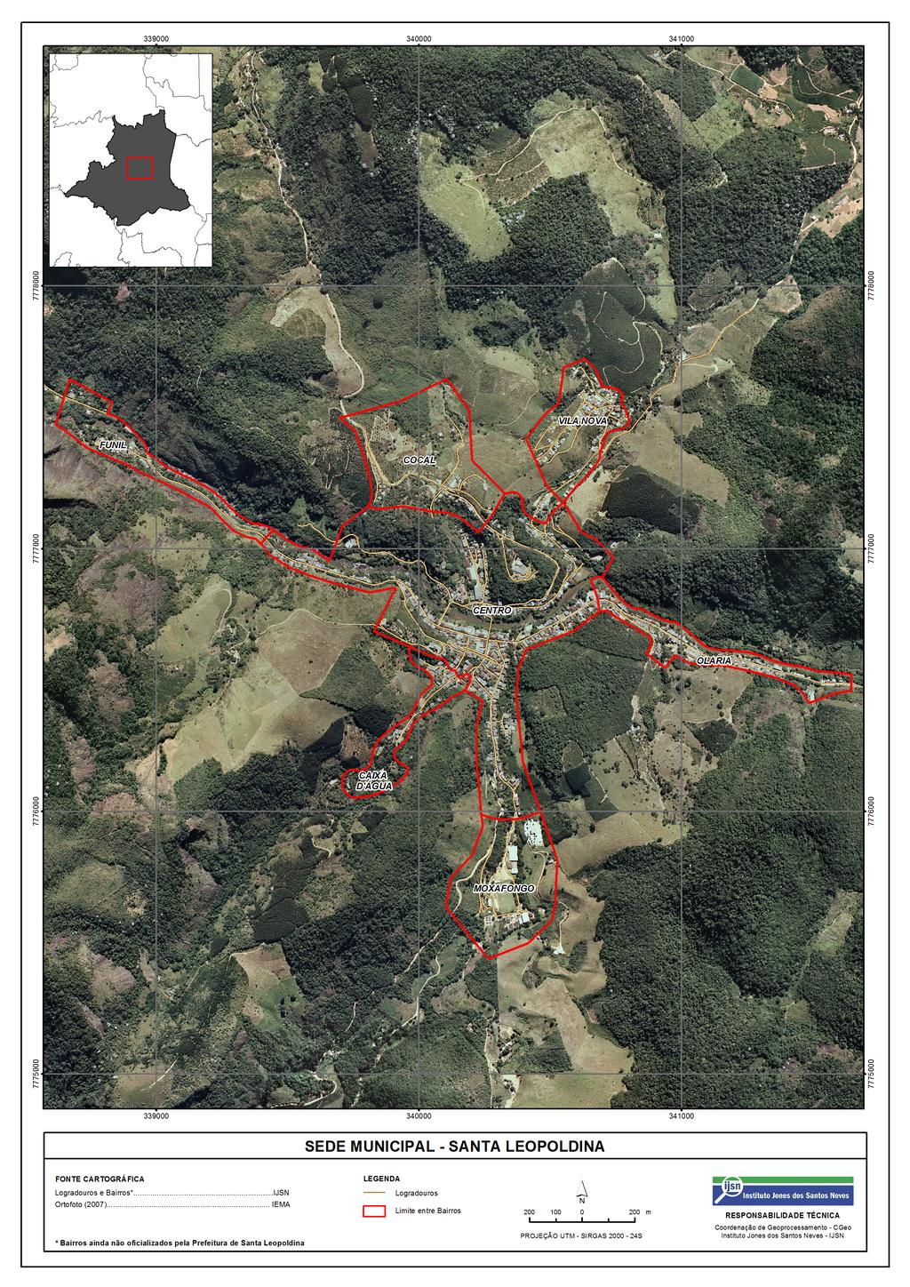 164 ANEXO E Mapa panorâmico do centro da cidade de Santa Leopoldina/ES. Fonte: http://www.