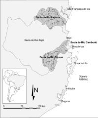 SCHETTINI & CARVALHO: Hidrodinâmica e sedimento em suspensão em estuários catarinenses.
