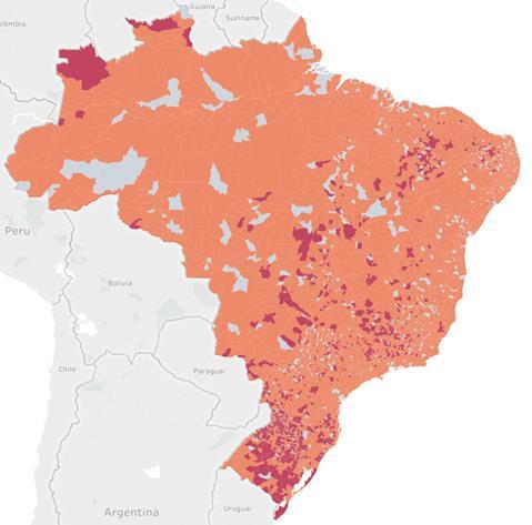 Concentração de suicídios nos municípios 2010-2015 O suicídio acontece em quase todo o país A Região Sul concentra 23% dos suicídios do Brasil e 14% da população