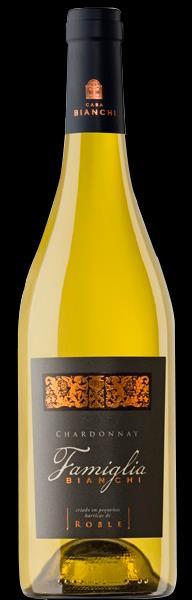 Vinhos Brancos Famiglia Bianchi Chardonnay 2012 750ml Cod cx: 14120 Cod uni: 214120 Variedade: Chardonnay (100%) Origem: San Rafael, Mendoza, Argentina Teor Alcoólico: