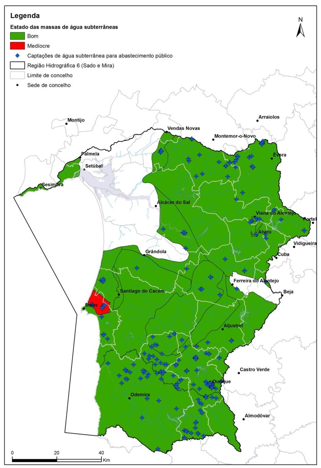 Ficha de QSiGA 8 - Contaminação de águas subterrâneas RH6 QSiGA 8 Descrição Designação: Contaminação de águas subterrâneas No 1º ciclo de planeamento da RH6, a QSiGA foi identificada e analisada no