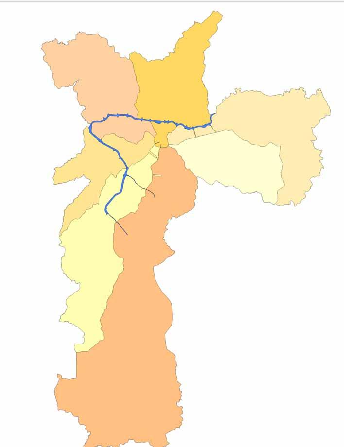 Acidentes de trânsito com vítimas em São Paulo 2014 Acidentes por GET Mapa 2 Relatório anual de acidentes de trânsito - 2014 GET NO 2156 112 GET CN 3386 142