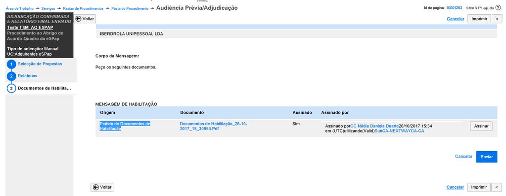 Após a recepçã ds Dcuments de Habilitaçã pr parte d Adjudicatári pderá Aceitar u Rejeitar