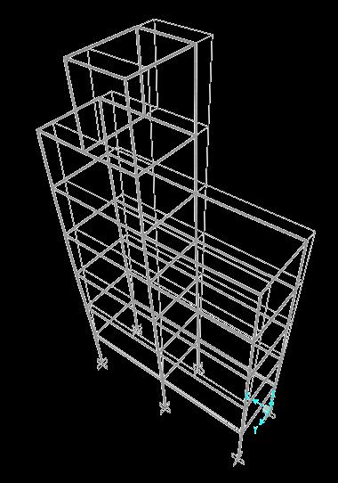 Exemplo de Aplicação Deslocamentos Laterais da Estrutura com análise estática de 1º Ordem Cargas Fictícias