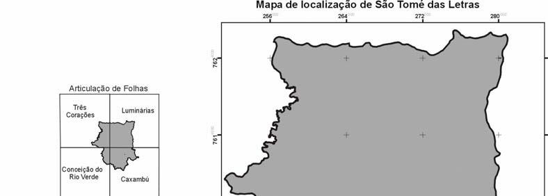 Figura 1 São Thomé das Letras: localização.