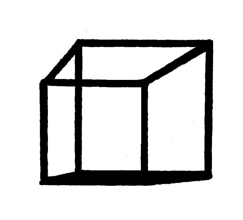 Também é importante considerar os centros de alinhamento para que tudo esteja bem alinhado. Para isso existe o seguinte esquema para encontrarmos os centros de um cubo, veja.