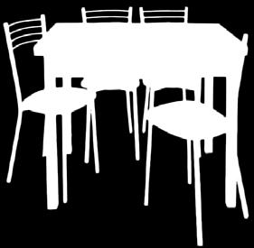 ): 39 Disponível mesa e cadeira em branco Medida mesa fixa: 120x70