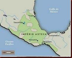 ASTECAS - Localização: do Golfo do México ao Pacífico até a