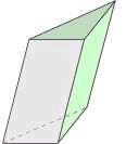reta de base hexagonal Prisma reto de base quadrada Prisma reto de base