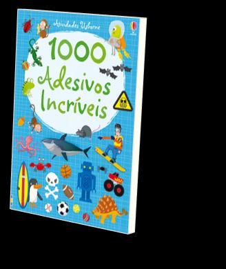São mil adesivos incríveis para as crianças soltarem a imaginação! As crianças poderão completar as páginas dos livros ou criar suas próprias histórias com os adesivos.