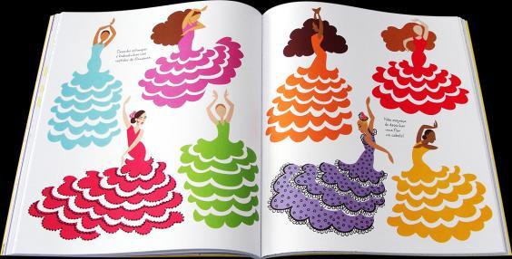 O livro ensina técnicas de arte diferentes, com temática direcionada para as meninas. Os desenhos trazem borboletas, princesas, estrelas e muito mais.