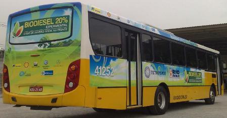 Emissões do Diesel: Opções para reduzir as emissões Testes de Biodiesel B20 em empresas de ônibus mostraram uma redução de