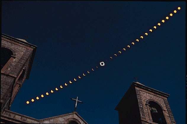 Os eclipses solares podem ser parciais, totais ou anelares.