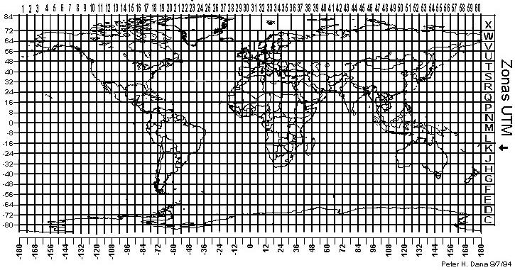 8 Sistema UTM (Universal Transverse Mercator) Terra é dividida em 60 fusos de 6º de amplitude longitudinal cada.