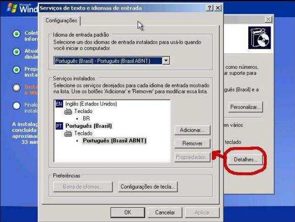 Informática Aplicada - Aula 04 - Formatação e Instalação do 17 - Teclados ABNT2 são os que possuem a tecla Ç,