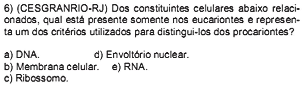 por duas membranas semelhantes à membrana plasmática,