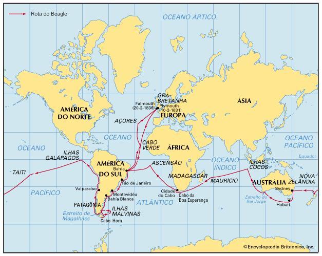 Depois, contornou o Estreito de Magalhães e subiu a costa sul-americana pelo Oceano Pacífico.