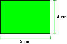 4 A = 4 cm² Podemos concluir que a área de qualquer retângulo é: A = b. h Sua área será um valor aproximado.