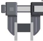 Paquímetros Paquímetros Digitais Longos (Fibra de carbono/absolute/coolant Proof) Cursor Parafuso trava Display LCD Escala ABSOLUTE (interna) Bico fixo Faces de mediçã externa Faces de medição