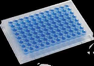 Microplaca de Microtitulação Fabricadas em poliestireno de alta transparência, são ideais para análises de microbiologia, sorologia, técnicas moleculares, absorbância, EIA, ELISA, transporte,