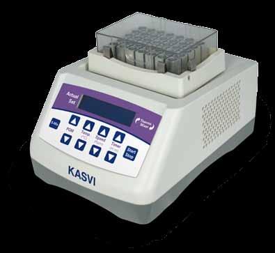 Banho Seco com Agitação (Thermo Shaker) Equipamento com temperatura controlada que proporciona maior segurança e integridade às amostras.