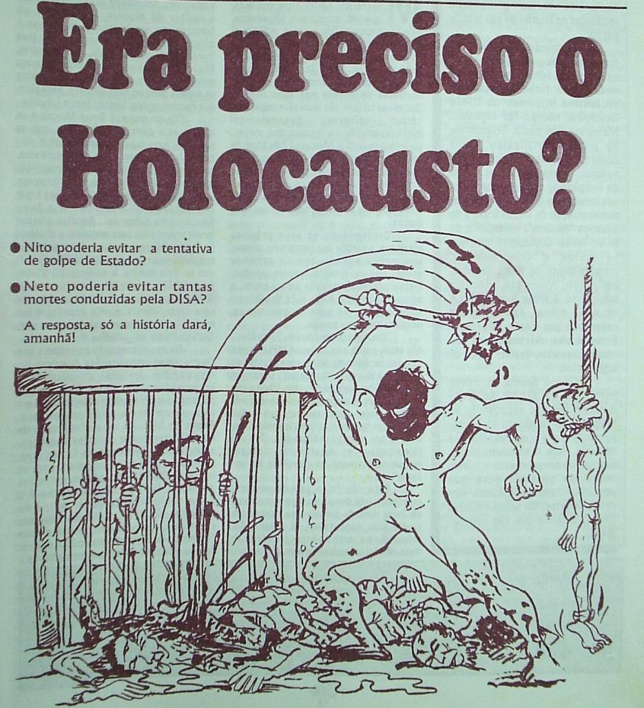 Huyssen observa que a transformação do holocausto ocorrido na 2ª guerra mundial em uma figura de linguagem universal permite que ele funcione como metáfora para outras histórias e memórias,