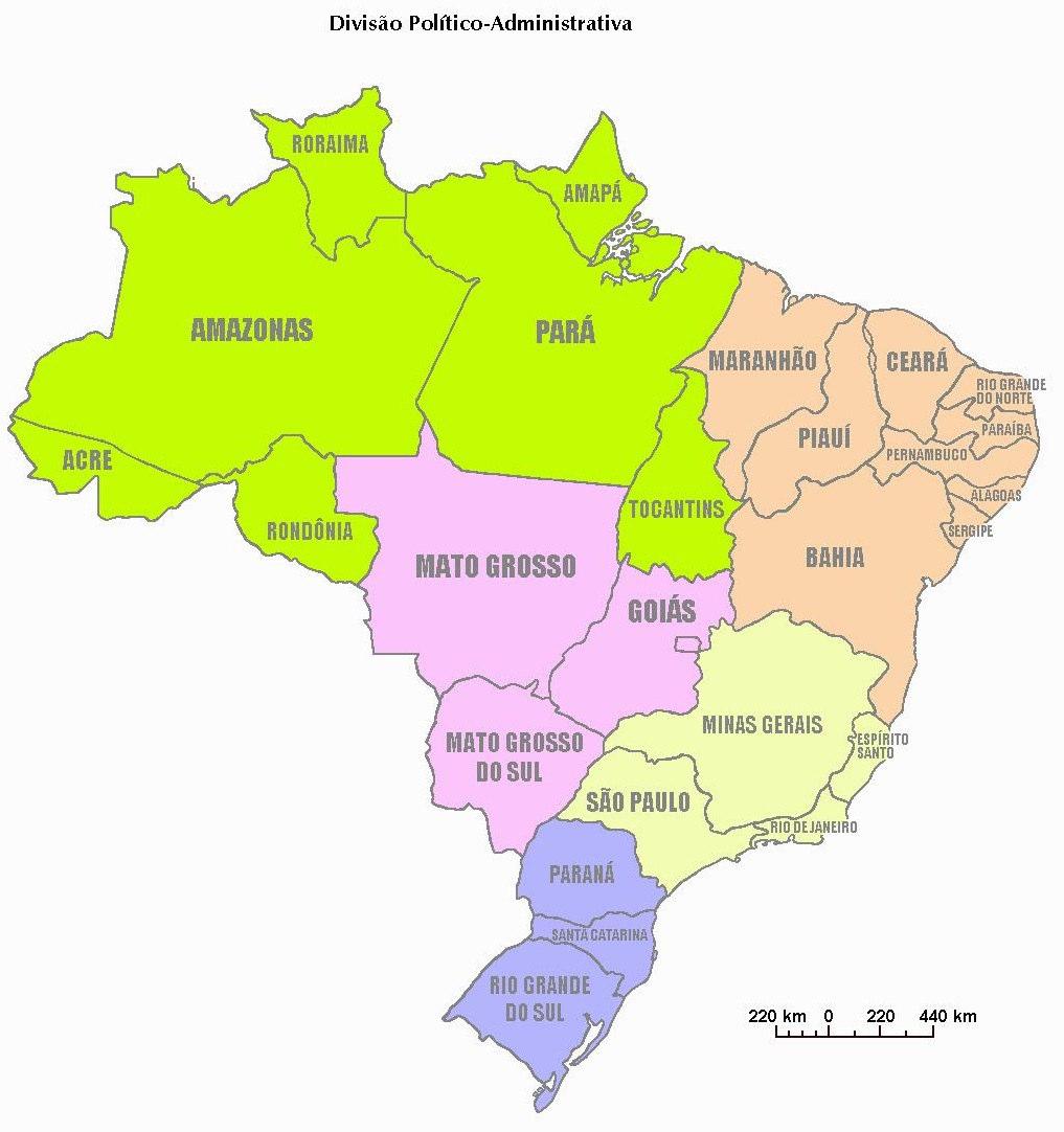 Figura 01 Brasil Regional Fonte: IBGE As cinco regiões brasileiras são conhecidas e identificas como as regiões Norte, Nordeste, Sudeste, Sul e Centro-Oeste.