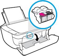 3. Abra a porta frontal da impressora. 4. Abra a porta de acesso ao cartucho e espere até que o carro de impressão se mova até o centro da impressora. 5.